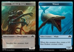 Eldrazi Spawn (2) // Whale (14) Token - Foil